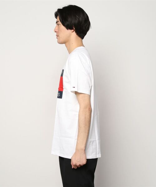 TOMMY HILFIGER(トミーヒルフィガー)の「TOMMY HILFIGER/トミー ヒルフィガー Tシャツ カットソー メンズ 綿 ロゴ ワンポイント 半袖(Tシャツ/カットソー・メンズ・ホワイト/ネイビー/グレー/ブラック・SMALL/MEDIUM/LARGE)」の11枚目の写真