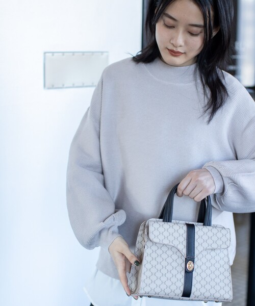 THE SHOP TK (ザ ショップ ティーケー )の「◆モノグラムミニ2WAYバッグ(ハンドバッグ・レディース・ブラウン系6/ホワイト系8・99)」の2枚目の写真