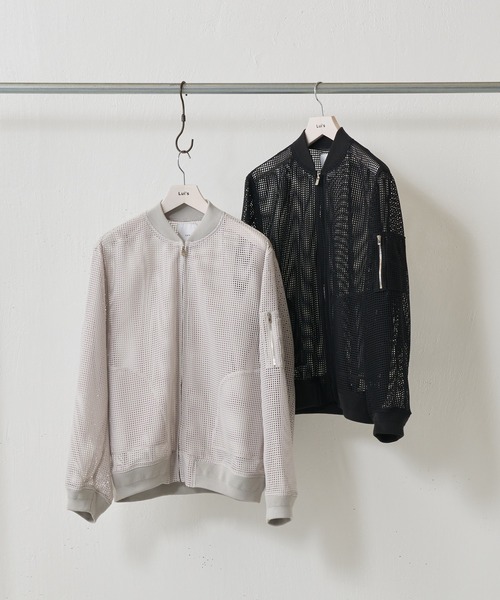 Lui's メッシュ MA-1 ブラック Lui's（ルイス）の「メッシュMA-1（MA-1）」 - WEAR