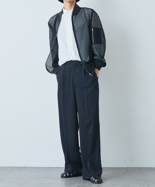 Lui's メッシュ MA-1 ブラック Lui's（ルイス）の「メッシュMA-1（MA-1）」 - WEAR