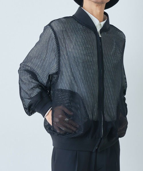 Lui's（ルイス）の「メッシュMA-1（MA-1・メンズ・ブラック/グレー・SMALL/MEDIUM）」の15枚目の写真