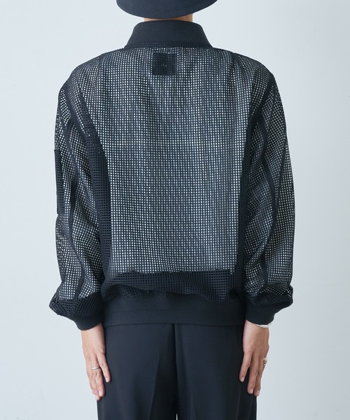 Lui's メッシュ MA-1 ブラック Lui's（ルイス）の「メッシュMA-1（MA-1）」 - WEAR