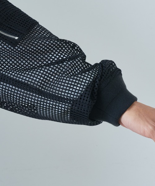 Lui's（ルイス）の「メッシュMA-1（MA-1・メンズ・ブラック/グレー・SMALL/MEDIUM）」の12枚目の写真