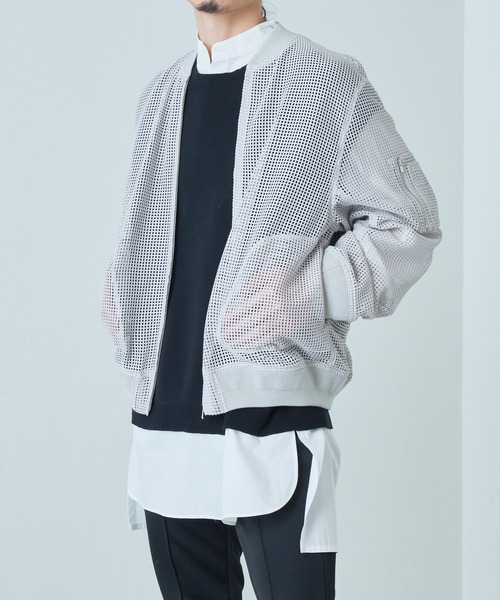 Lui's（ルイス）の「メッシュMA-1（MA-1・メンズ・ブラック/グレー・SMALL/MEDIUM）」の20枚目の写真