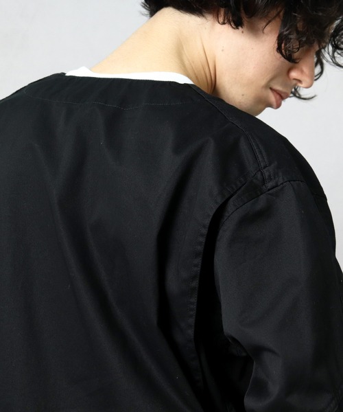 CAL O LINE(キャルオーライン)の「【 CAL O LINE / キャル オー ライン 】ING JACKET イングジャケット CL211-008 SES(カバーオール・メンズ・オリーブドラブ/ベージュ/ブラック・M/L)」の17枚目の写真