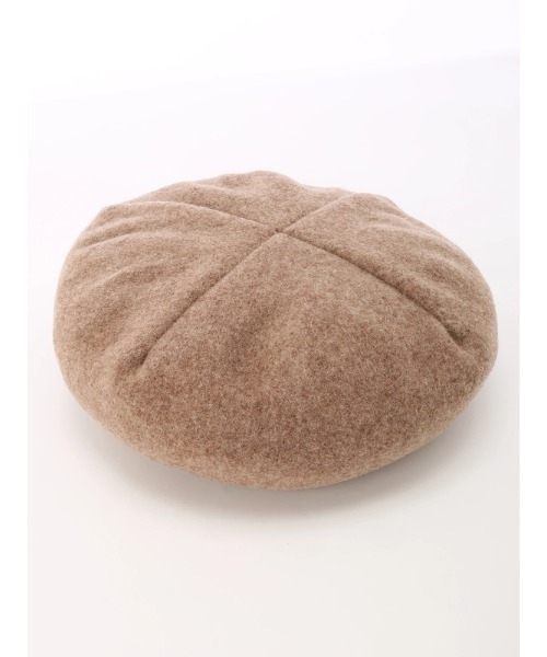 LIPSERVICE（リップサービス）の「ウールベレー帽（ハンチング/ベレー帽・レディース・ブラック/ブラウン・FREE）」の4枚目の写真