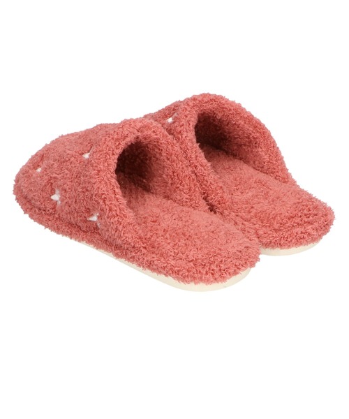 ORiental TRaffic（オリエンタルトラフィック）の「バイカラー星柄刺繍ルームシューズ G-0007（ルームシューズ/スリッパ・レディース・ネイビー/グレー/ピンク・M/LL/L/S）」の7枚目の写真