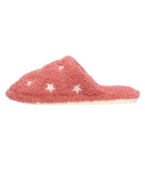 ORiental TRaffic（オリエンタルトラフィック）の「バイカラー星柄刺繍ルームシューズ G-0007（ルームシューズ/スリッパ・レディース・ネイビー/グレー/ピンク・M/LL/L/S）」の12枚目の写真