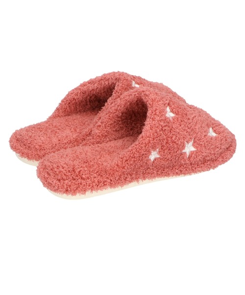 ORiental TRaffic（オリエンタルトラフィック）の「バイカラー星柄刺繍ルームシューズ G-0007（ルームシューズ/スリッパ・レディース・ネイビー/グレー/ピンク・M/LL/L/S）」の11枚目の写真
