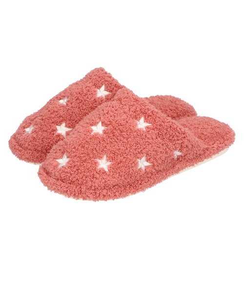 ORiental TRaffic（オリエンタルトラフィック）の「バイカラー星柄刺繍ルームシューズ G-0007（ルームシューズ/スリッパ・レディース・ネイビー/グレー/ピンク・M/LL/L/S）」の8枚目の写真