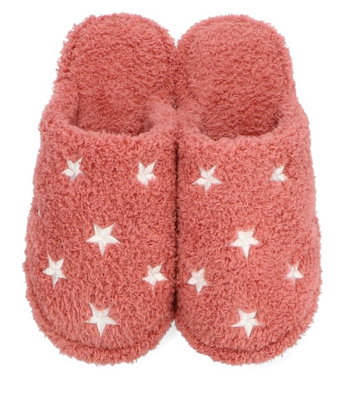 ORiental TRaffic（オリエンタルトラフィック）の「バイカラー星柄刺繍ルームシューズ G-0007（ルームシューズ/スリッパ・レディース・ネイビー/グレー/ピンク・M/LL/L/S）」の20枚目の写真