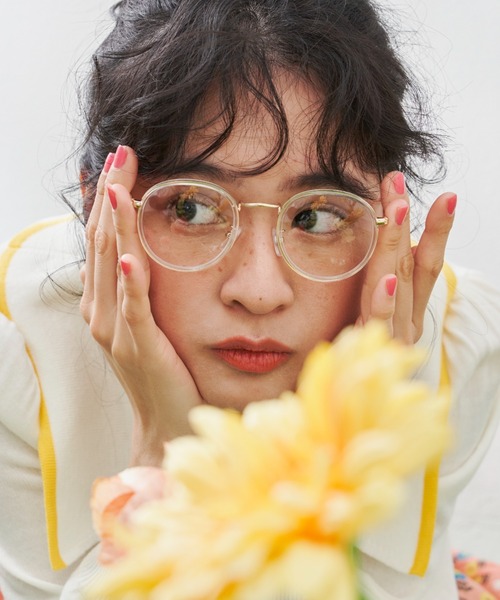 MERLOT（メルロー）の「クラシックめがね（メガネ・レディース・ブラック/ブラウン/クリア・FREE）」の3枚目の写真