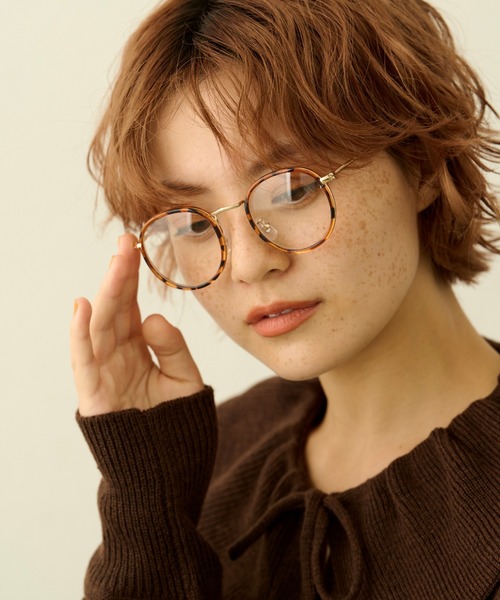 MERLOT（メルロー）の「クラシックめがね（メガネ・レディース・ブラック/ブラウン/クリア・FREE）」の17枚目の写真