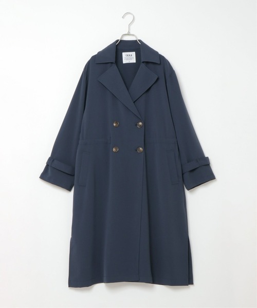 ikka（イッカ）の「花粉リリースゆるトレンチ（トレンチコート・レディース・ベージュ/ネイビー/カーキオリーブ・S/M/L）」の3枚目の写真