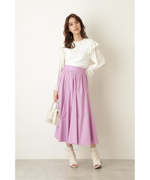 JILL STUART（ジルスチュアート）の「◆エミリオカットソー（Tシャツ/カットソー・レディース・ホワイト/パープル/ライトグリーン・FREE）」の20枚目の写真