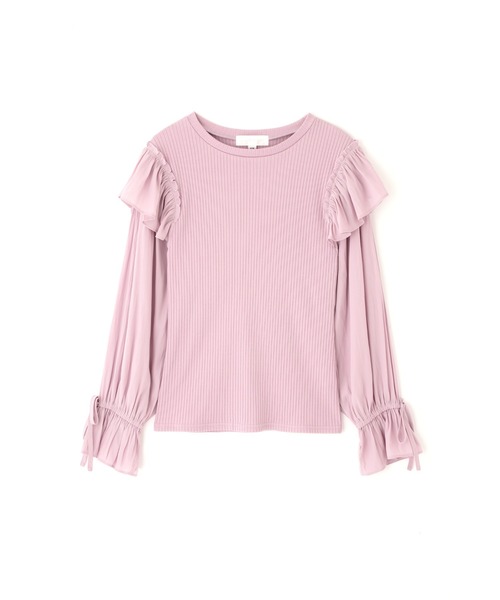 JILL STUART（ジルスチュアート）の「◆エミリオカットソー（Tシャツ/カットソー・レディース・ホワイト/パープル/ライトグリーン・FREE）」の15枚目の写真