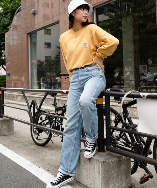BEN DAVIS(ベンデイビス)の「【BEN DAVIS/ベンデイビス】ワンポイントロゴ刺繍ロンT(Tシャツ/カットソー・メンズ・ホワイト/ダークグリーン/ネイビー/マスタード・SMALL/MEDIUM/LARGE/X-LARGE)」の21枚目の写真