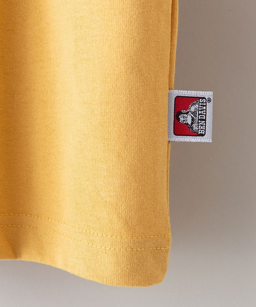 BEN DAVIS(ベンデイビス)の「【BEN DAVIS/ベンデイビス】ワンポイントロゴ刺繍ロンT(Tシャツ/カットソー・メンズ・ホワイト/ダークグリーン/ネイビー/マスタード・SMALL/MEDIUM/LARGE/X-LARGE)」の6枚目の写真