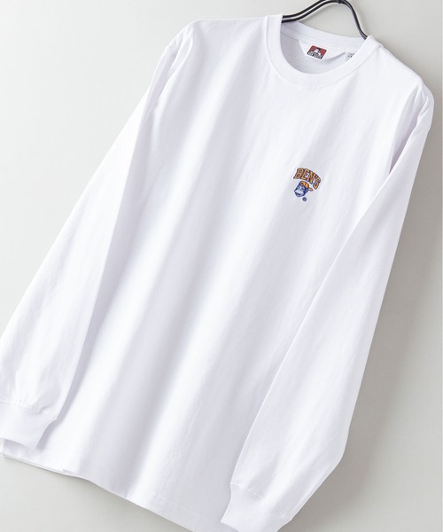 BEN DAVIS(ベンデイビス)の「【BEN DAVIS/ベンデイビス】ワンポイントロゴ刺繍ロンT(Tシャツ/カットソー・メンズ・ホワイト/ダークグリーン/ネイビー/マスタード・SMALL/MEDIUM/LARGE/X-LARGE)」の15枚目の写真