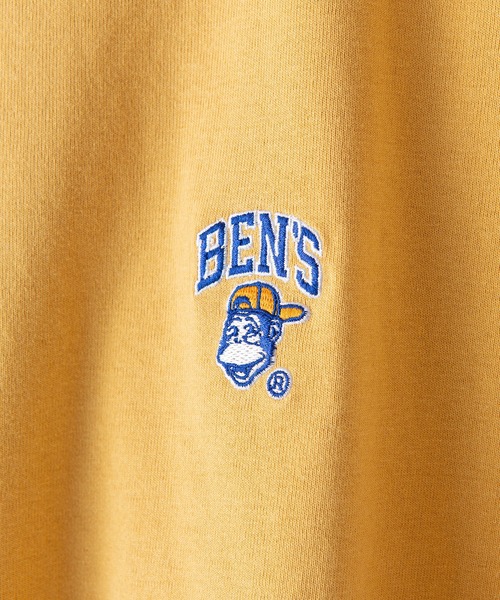 BEN DAVIS(ベンデイビス)の「【BEN DAVIS/ベンデイビス】ワンポイントロゴ刺繍ロンT(Tシャツ/カットソー・メンズ・ホワイト/ダークグリーン/ネイビー/マスタード・SMALL/MEDIUM/LARGE/X-LARGE)」の5枚目の写真