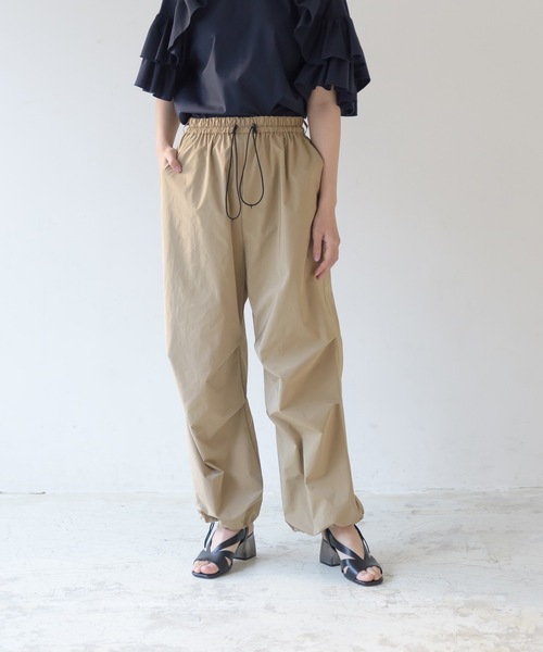 La SRIC（ラスリック）の「La SRIC / イージー裾絞りPT（その他パンツ・レディース・ネイビー/レッド/キャメル・38）」の3枚目の写真