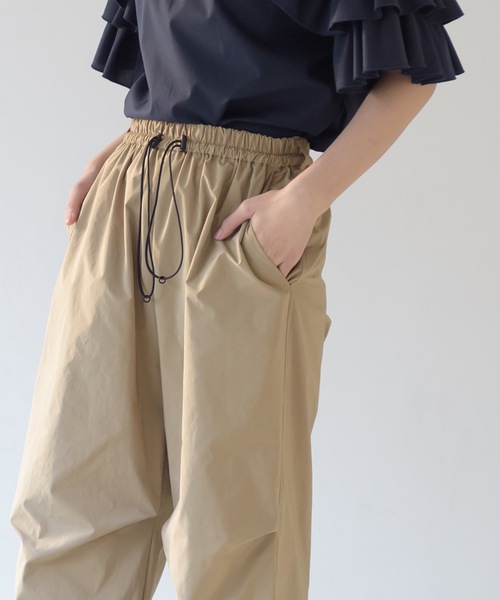 La SRIC（ラスリック）の「La SRIC / イージー裾絞りPT（その他パンツ・レディース・ネイビー/レッド/キャメル・38）」の8枚目の写真