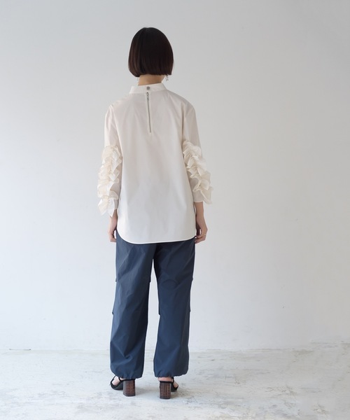 La SRIC（ラスリック）の「La SRIC / イージー裾絞りPT（その他パンツ・レディース・ネイビー/レッド/キャメル・38）」の10枚目の写真