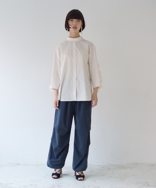 La SRIC（ラスリック）の「La SRIC / イージー裾絞りPT（その他パンツ・レディース・ネイビー/レッド/キャメル・38）」の7枚目の写真