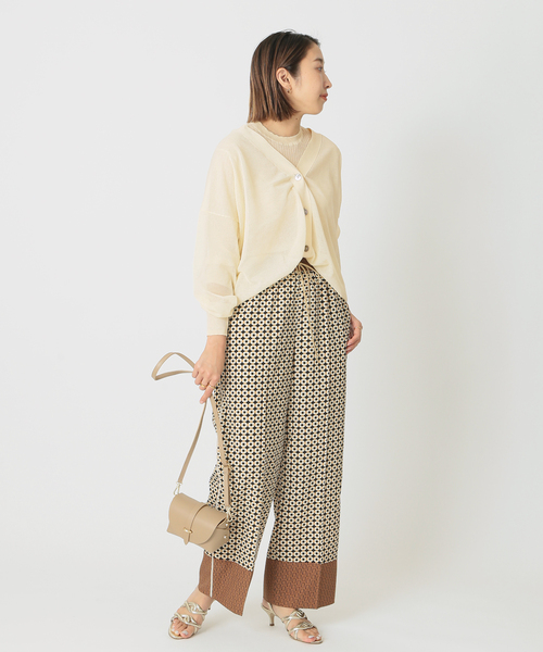 journal standard L'essage(ジャーナルスタンダードレサージュ)の「COSOシースルーカーディガン◆(カーディガン/ボレロ・レディース・ブラック/オレンジ/ナチュラル・FREE)」の13枚目の写真