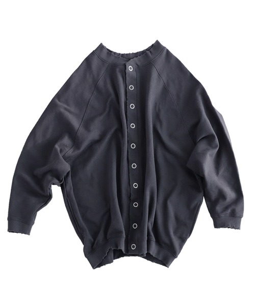 antiqua（アンティカ）の「着こなし自在！裏毛コクーンカーディガン（カーディガン/ボレロ・レディース・アッシュグレー/アイボリー/ブルー系その他・FREE）」の12枚目の写真