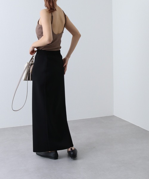 COLONY 2139(コロニートゥーワンスリーナイン)の「カップ付リブバックオープンキャミソール(キャミソール・レディース・ブラック/アイボリー/モカ・S/M/L)」の12枚目の写真