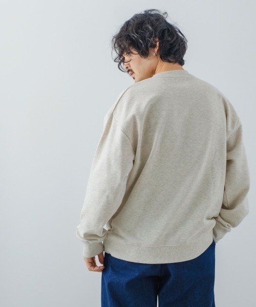 improves（インプローブス）の「カレッジロゴ 裏毛スウェット オーバーサイズ トレーナー（スウェット・メンズ・ブルー/オートミール/グリーン/イエロー・LARGE/MEDIUM）」の13枚目の写真