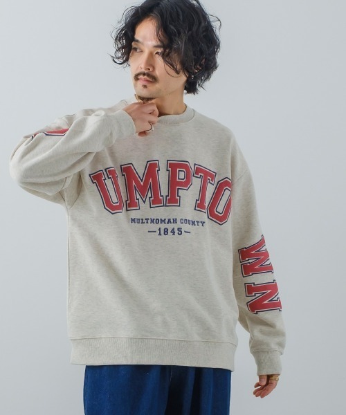improves（インプローブス）の「カレッジロゴ 裏毛スウェット オーバーサイズ トレーナー（スウェット・メンズ・ブルー/オートミール/グリーン/イエロー・LARGE/MEDIUM）」の21枚目の写真