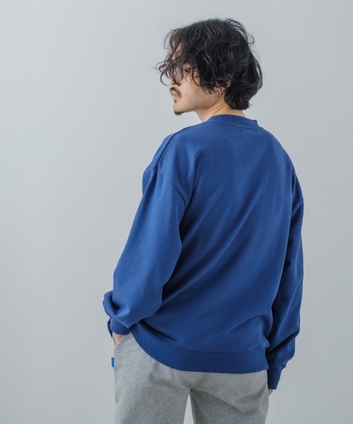 improves（インプローブス）の「カレッジロゴ 裏毛スウェット オーバーサイズ トレーナー（スウェット・メンズ・ブルー/オートミール/グリーン/イエロー・LARGE/MEDIUM）」の10枚目の写真