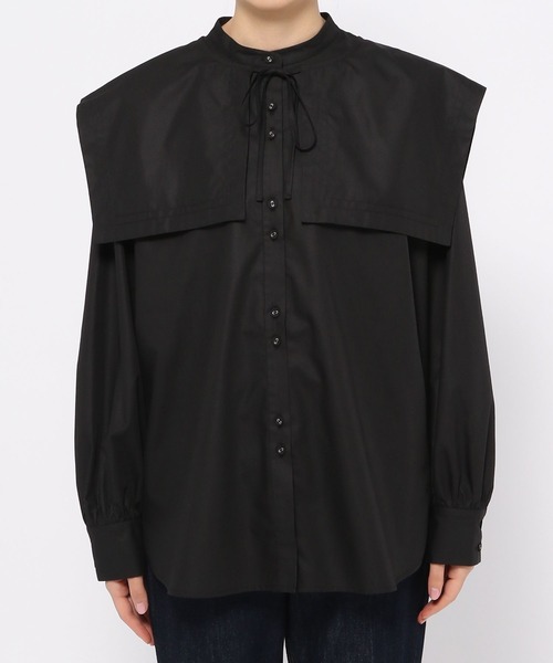 PAGEBOY(ページボーイ)の「セーラーカラー2WAYシャツ(シャツ/ブラウス・レディース・ブラック/オフホワイト・FREE)」の20枚目の写真