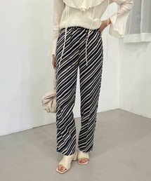 CAPRICIEUX LE'MAGE | バイアスストライプイージーパンツ(その他パンツ)