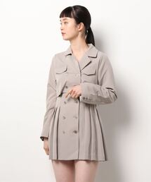 ANDGEEBEE | ジャケットプリーツワンピ(ワンピース)