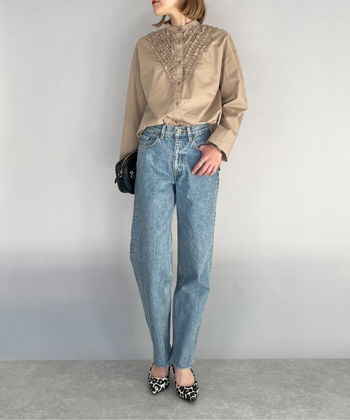 EVOL（イーボル）の「変形ヒールポインテッドパンプス（パンプス・レディース・ブラウン/グレー・M/L/S）」の10枚目の写真