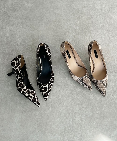 EVOL（イーボル）の「変形ヒールポインテッドパンプス（パンプス・レディース・ブラウン/グレー・M/L/S）」の15枚目の写真