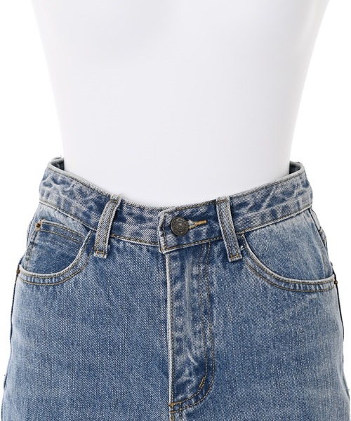 Narcissus(ナルシス)の「【Narcissus】バイカラーフリンジデニム(デニムパンツ・レディース・その他・FREE)」の2枚目の写真