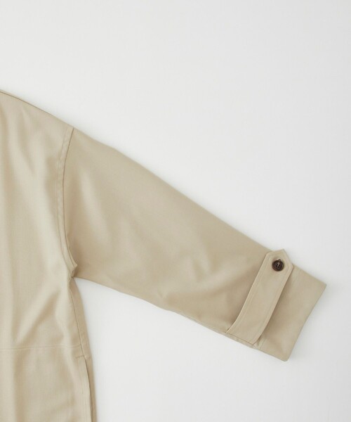 marka(マーカ)の「STUDIOUS別注 SHIRT COAT(ステンカラーコート・メンズ・ダークグレー/ベージュ/グリーン・1/2)」の16枚目の写真