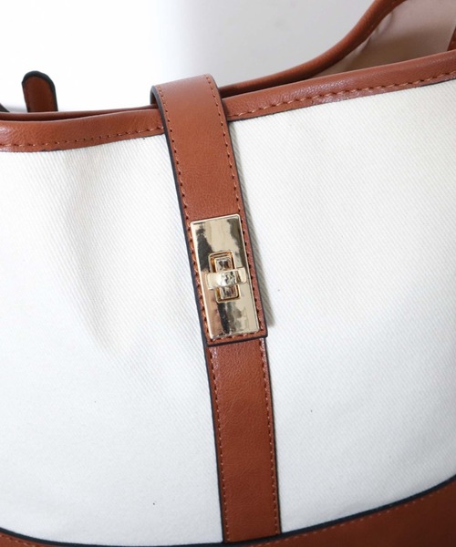 archives（アルシーヴ）の「捻り金具バッグ（ショルダーバッグ・レディース・ブラック/ブラウン・FREE）」の7枚目の写真