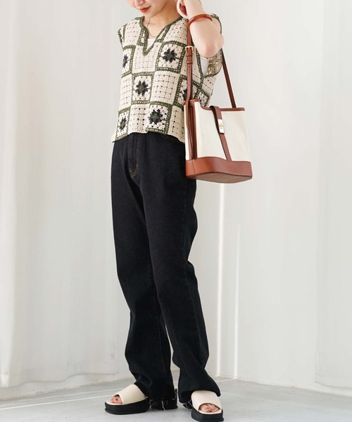 archives（アルシーヴ）の「捻り金具バッグ（ショルダーバッグ・レディース・ブラック/ブラウン・FREE）」の11枚目の写真