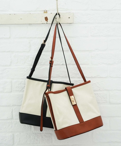 archives（アルシーヴ）の「捻り金具バッグ（ショルダーバッグ・レディース・ブラック/ブラウン・FREE）」の16枚目の写真