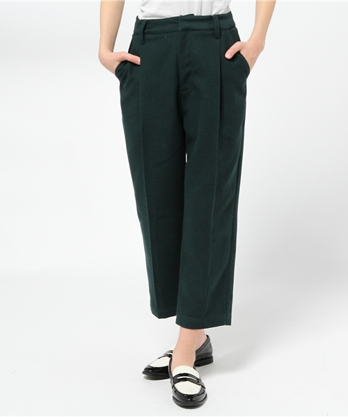 OUTLET（アウトレット）の「【CAPRICIEUX LE'MAGE】起毛クロップドパンツ（その他パンツ・レディース・ブラック/グレー/グリーン・FREE）」の3枚目の写真