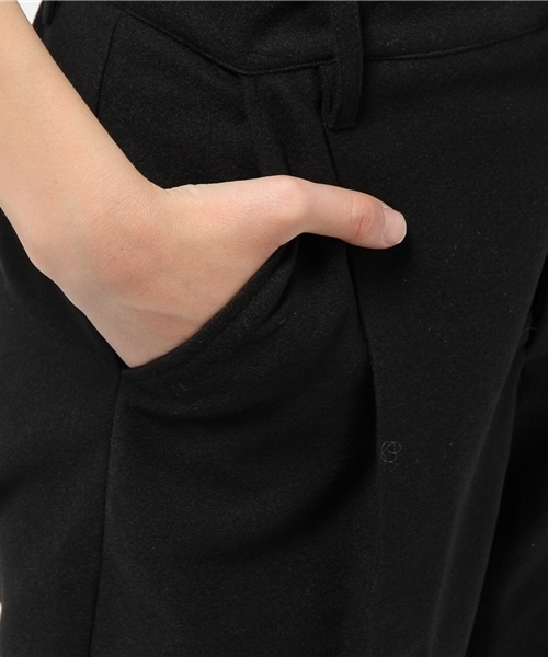 OUTLET（アウトレット）の「【CAPRICIEUX LE'MAGE】起毛クロップドパンツ（その他パンツ・レディース・ブラック/グレー/グリーン・FREE）」の9枚目の写真