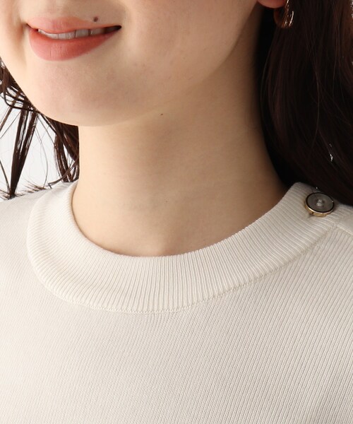 index(インデックス)の「◆シルク混ボーダーハイネックニット【WEB限定サイズ】(ニット/セーター・レディース・ホワイト系その他3/ネイビー系2/ライトイエロー系3・38/42/36/40)」の12枚目の写真