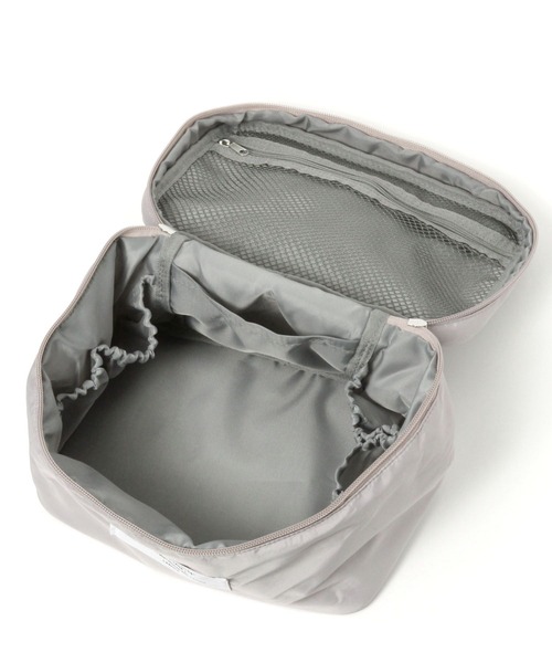 LAKOLE（ラコレ）の「バニティポーチ(L) / 262558（ポーチ・レディース・グレー・FREE）」の9枚目の写真