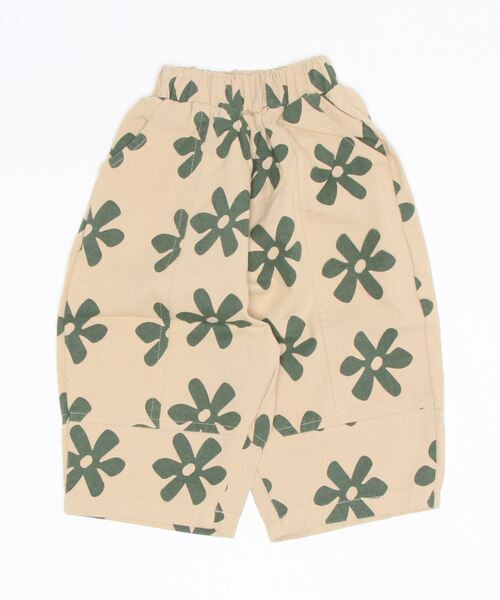 aimoha（アイモハ）の「aimoha-KIDS- 可愛い花柄スラックスパンツ（スラックス・キッズ・ベージュ/グレー・90/100/110/120/80/130）」の3枚目の写真