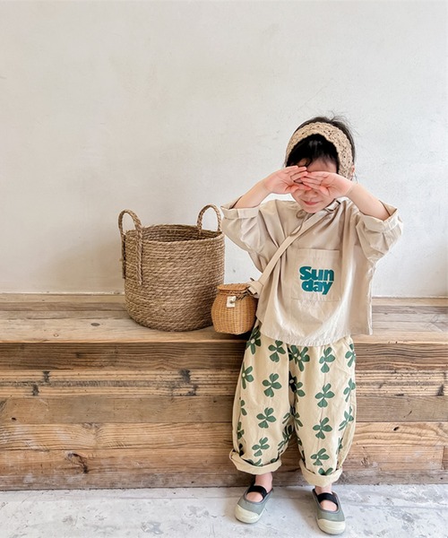 aimoha（アイモハ）の「aimoha-KIDS- 可愛い花柄スラックスパンツ